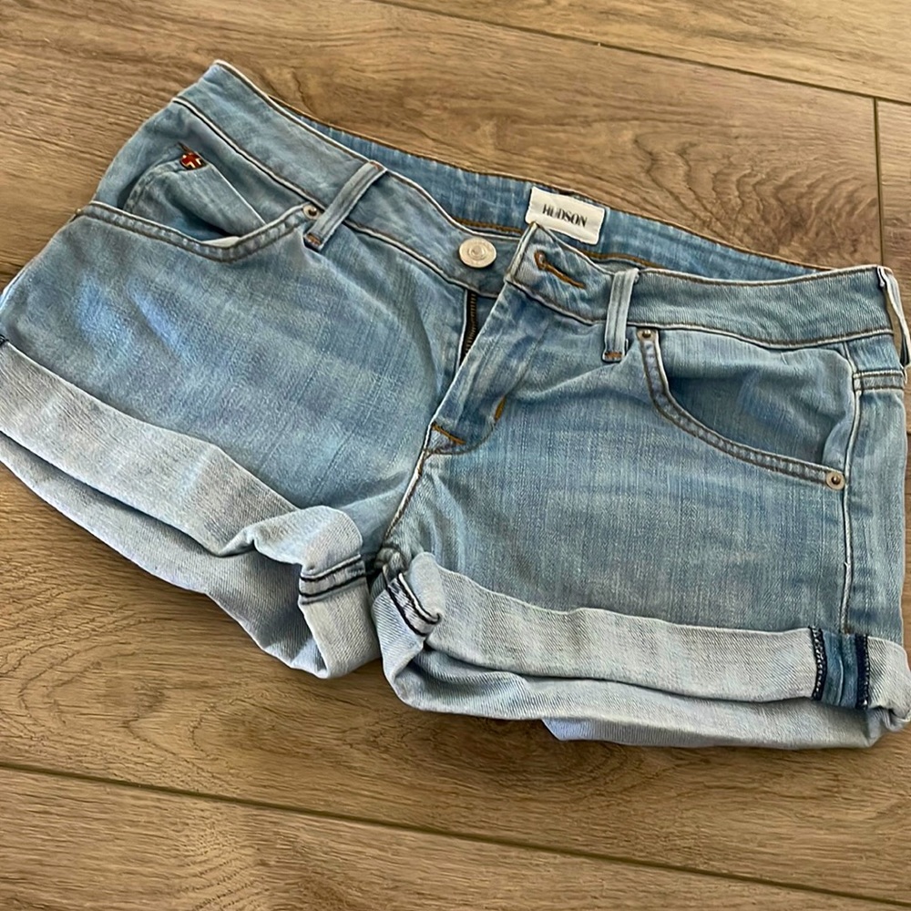 Paige Light denim shorts